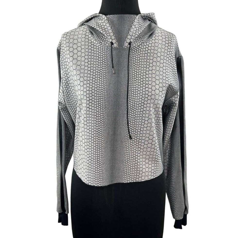 Ultracor x Christian Lacroix Pearl Hoodie Sweatshirt Pullover Gray Black XS RARE